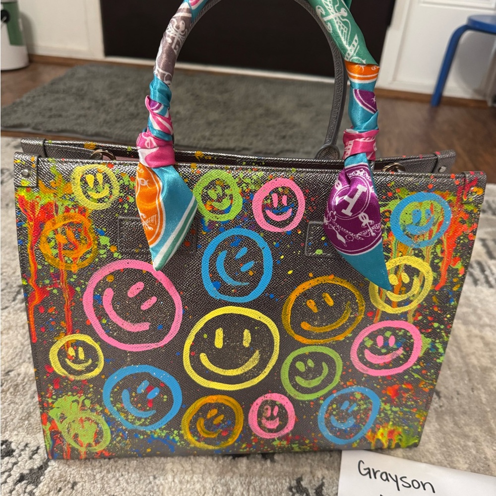 Anca Barbu Pastel Smiles Bag
